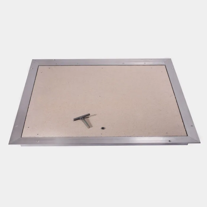 70 × 140P - Põrandaluuk plaatide alla Alumiinium