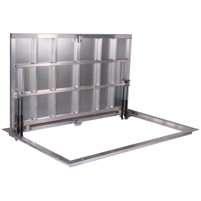 90 × 150P - Põrandaluuk plaatide alla Alumiinium